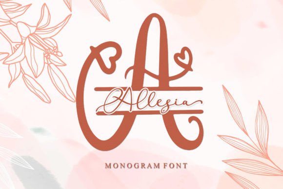 Allesia Monogram: A Charming Font for Branding and Design