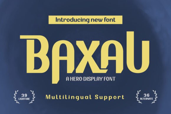 Baxau Font Review: Bold Display Typography for Editorial Impact
