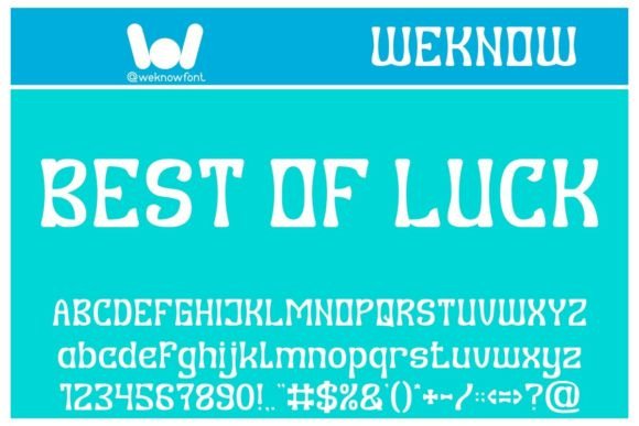 Best of Luck: A Versatile Font for Creative Branding