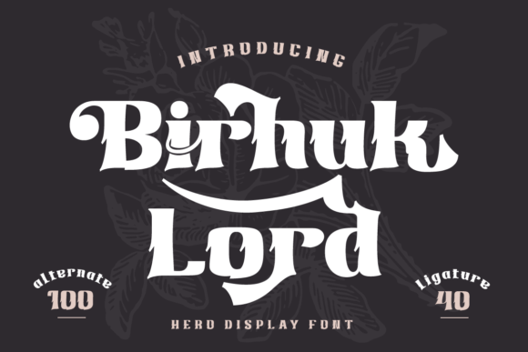 Birhuk Lord Font: Bold Branding for Small Business