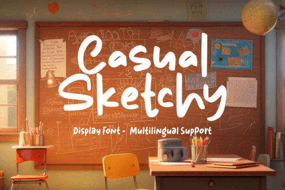 Casual Sketchy Font: A Friendly Typeface for Small Business Branding