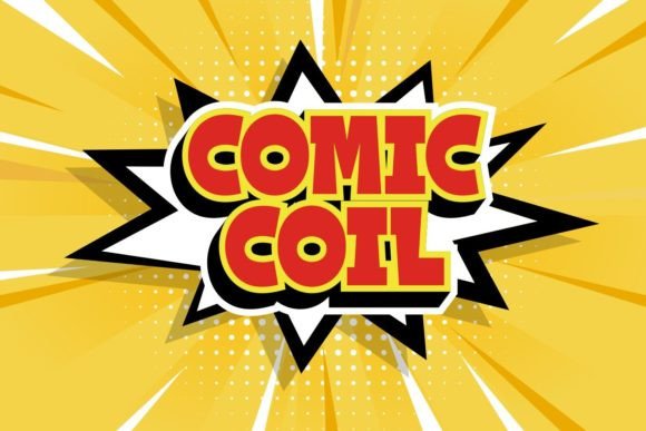 Comic Coil Font: Bold Display Type for Digital Campaigns