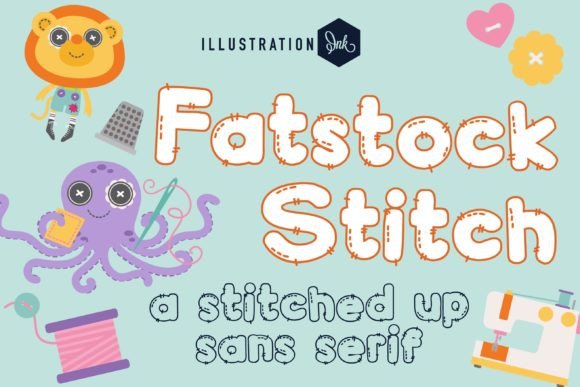 Fatstock Stitch Font: Crafting Clear Campaign Visuals