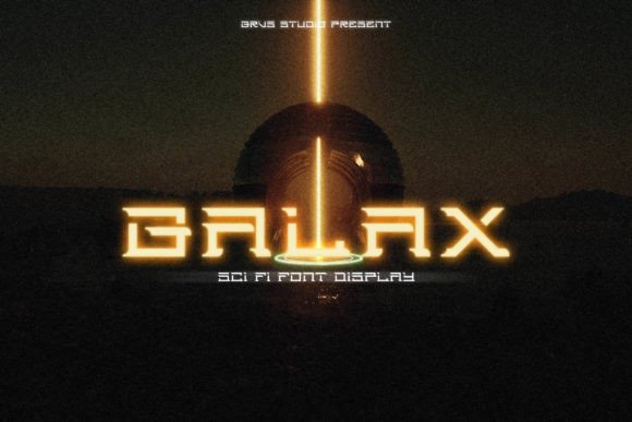 Galax: A Sci-fi Font for Bold Branding