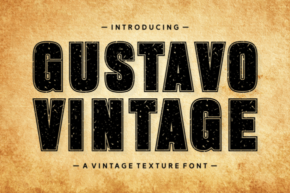 Gustavo Vintage Font: Elevating Campaign Visuals