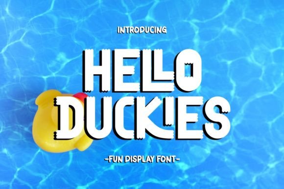 Hello Duckies Font Review: Playful Display Type for Campaigns