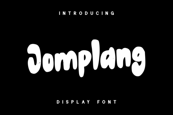 Jomplang: A Whimsical Display Font for Editorial Design