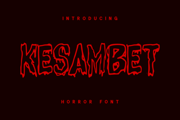 Kesambet: A Designer’s Take on This Display Font