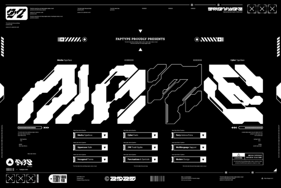 Mate Font: Testing a Modern Mecha Typeface for Web Design