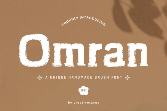 Omran Font: A Handcrafted Typeface for Branding
