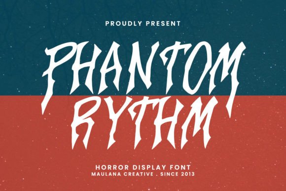 Phantom Rythm Font Review: A Playful Horror Display Typeface