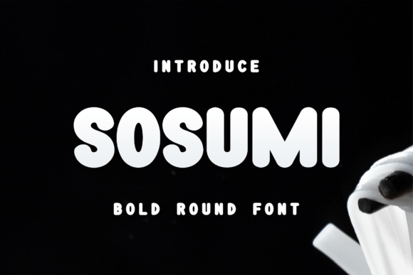 Sosumi Font: Bold Branding for Food and Retail