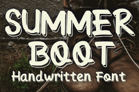 Summer Boot Font: Playful Branding for Small Business