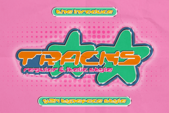 Tracks Font: A Whimsical Display Typeface for Editorial Design
