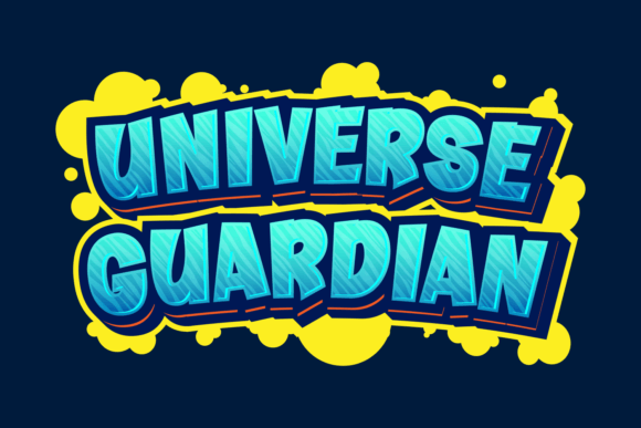 Universe Guardian Font: A Display Typeface for Campaigns
