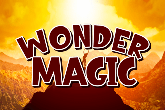 Wonder Magic Font: A Playful Display Typeface for Branding